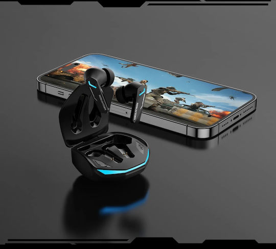The Transformers TF-T10 In ear Bluetooth хендсфри Слушалки с Кутийка за Зареждане Черен