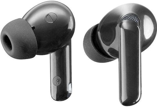 Cellular Line Eclipse In-ear Bluetooth Handsfree Ακουστικά με Θήκη Φόρτισης Μαύρα