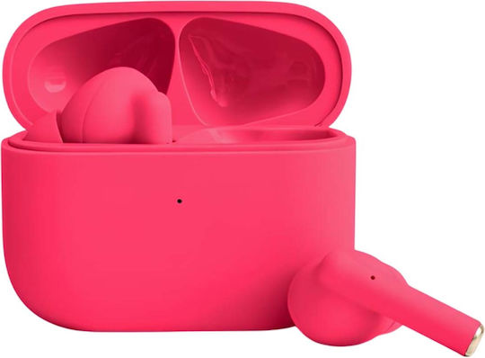 Colorum In-Ear Bluetooth-Freisprecheinrichtung Kopfhörer mit Ladeetui Magenta