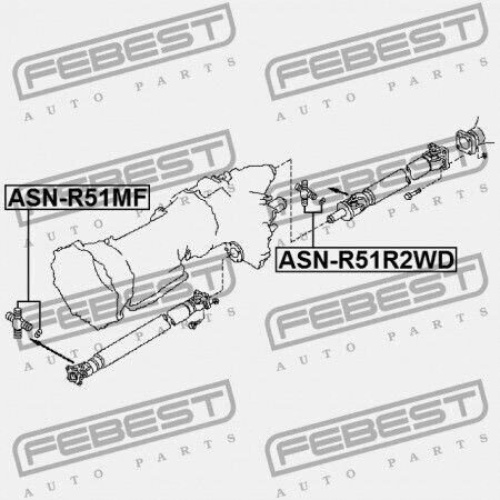 Febest Transmission Shafts for Nissan Pathfinder