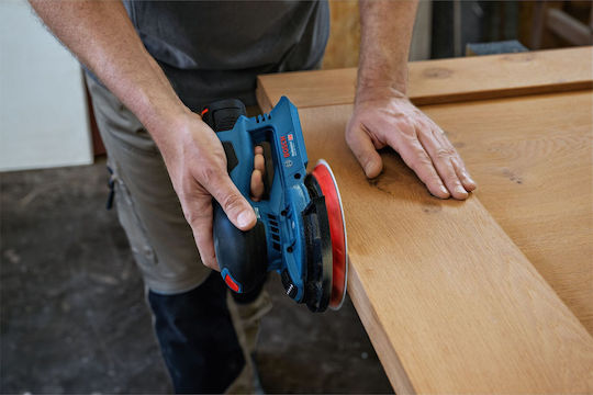 Bosch GEX 12V-150-3 Έκκεντρο Τριβείο 150mm Μπαταρίας 12V Solo με Ρύθμιση Ταχύτητας και με Σύστημα Αναρρόφησης