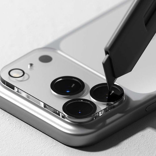 Camera Protection Tempered Glass Black for the iPhone 17 Pro
