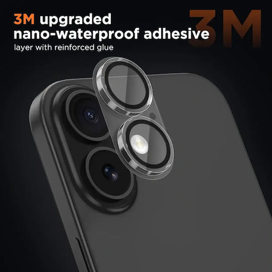 Tech-Protect Camfull Fit+ Протектор За Камера Закалено Стъкло Прозрачен За iPhone 17