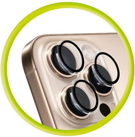 Mobile Origin Easy Lens Camera Glass Protector Compatible with iPhone 17 Pro Pro Max Transparent