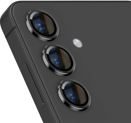 Crong Lens Προστασία Κάμερας Tempered Glass Μαύρο για το Galaxy S24+