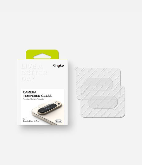 Ringke Protector 2-pack Προστασία Κάμερας Tempered Glass Διάφανο για το Google Pixel 10 Pro