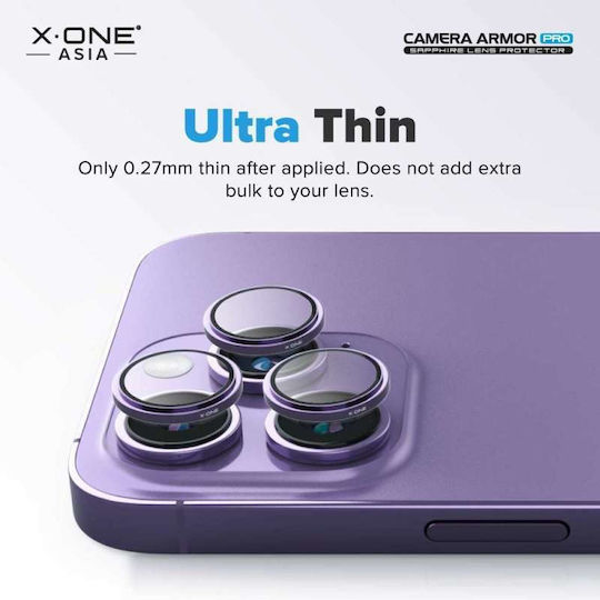 X-One Camera Protection Tempered Glass for the iPhone 13 Pro Max