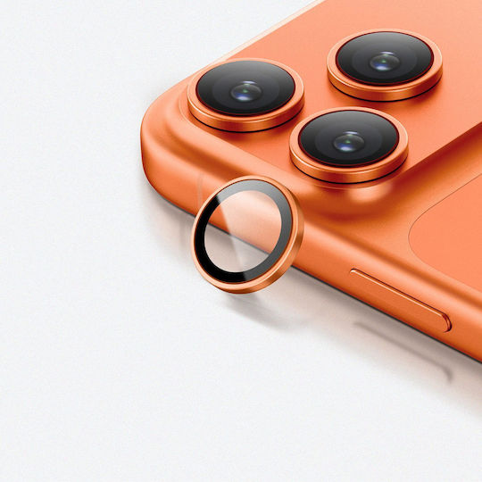AmazingThing Camera Protection Tempered Glass Orange for the iPhone 17 Pro, iPhone 17 Pro Max