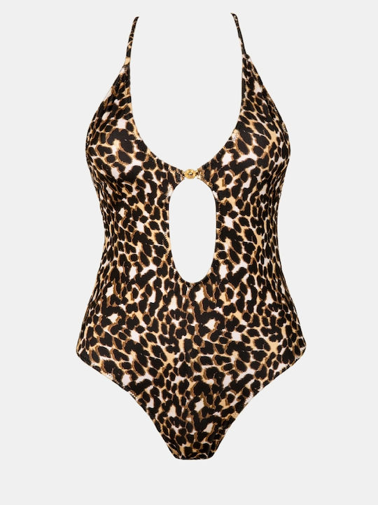 One Piece Swimsuit Animal Print Juju