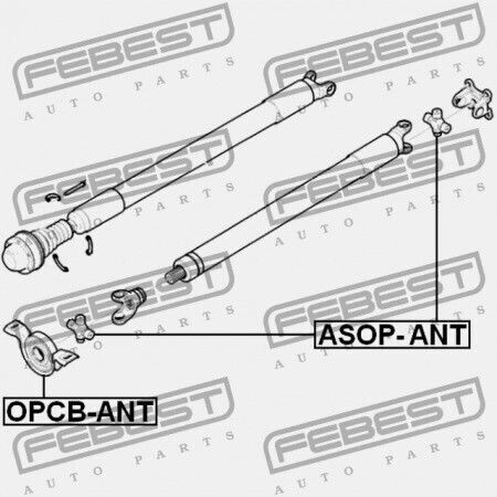 Febest Getriebewellen Für Opel Antara