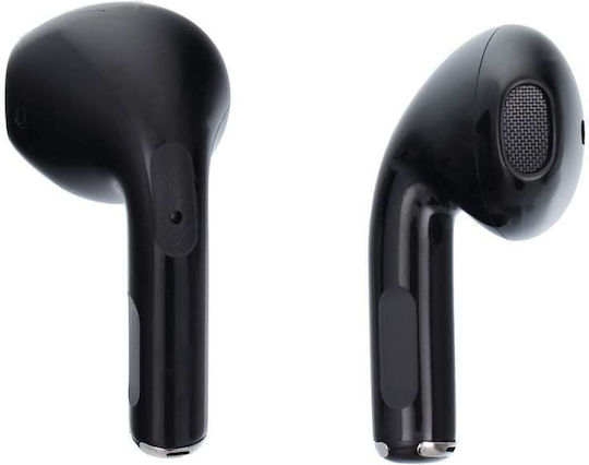 Blue Star FI7 In-ear Bluetooth Handsfree Ακουστικά με Θήκη Φόρτισης Μαύρα