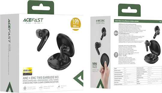 Acefast W3 In-ear Bluetooth Handsfree Earphones with Sweat Resistance and Charging Case Black