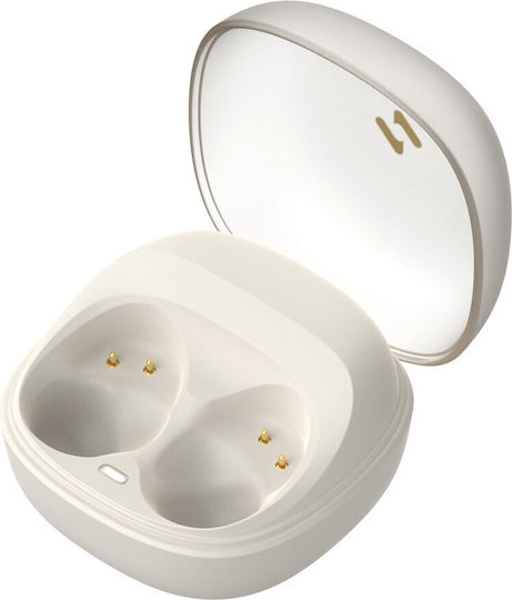 Havit TW969 In-ear Bluetooth Handsfree Ακουστικά με Θήκη Φόρτισης Μπεζ