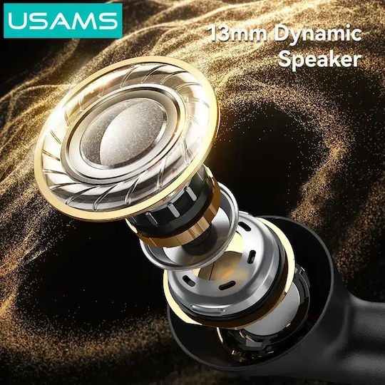 Usams E05 In-Ear Bluetooth-Freisprecheinrichtung Kopfhörer mit Ladeetui Weiß