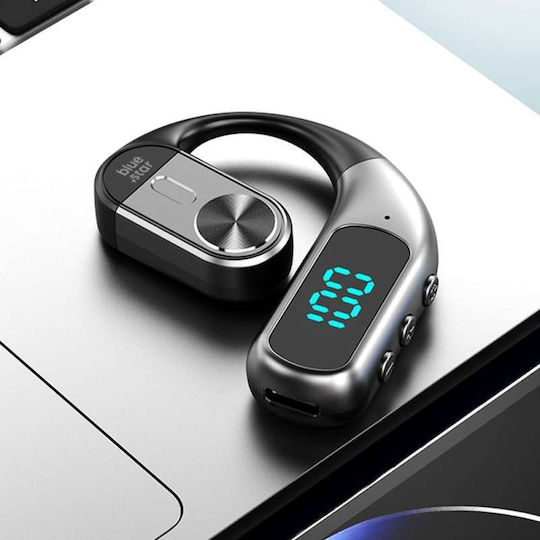 Blue Star Hook In-Ear Bluetooth Kopfhörer Ακουσgerät Schwarz