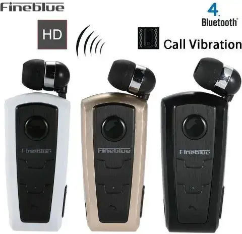Fineblue F910 In-ear Bluetooth Handsfree Ακουστικό Λευκό
