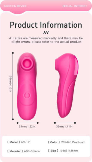 Aph Ροζ Αναρροφητής Αιδοίου Θηλών Pink Vagina Nipple Aspirator Sw5014