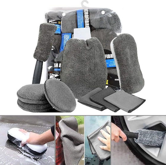 Комплект за почистване на автомобил Microfiber 9 бр. Pro User Car Cleaning Kit
