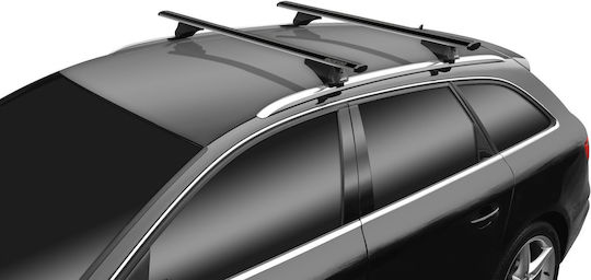 Menabo Car Roof Bars Aluminum Leopard XL Black 135 Cm Black Color Audi Q6 E-tron 5 Doors 2024> Me Flush Rails 2 Pieces 12360/mb Mp.12360/mb-12