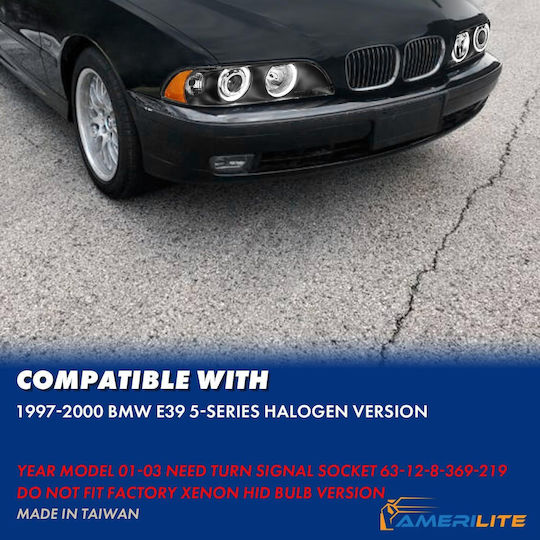 Предни светлини Ангелски очи за BMW E39 / Ред 5 2бр