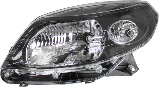 Autolampen Engelsaugen Links Schwarz Rahmen Dacia Sandero 2011-2013