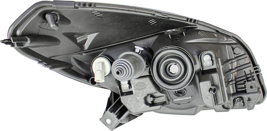 Autolampen Engelsaugen Links Schwarz Rahmen Dacia Sandero 2011-2013