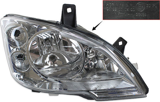 Ayfar Δεξί Μπροστινό Φανάρι για Mercedes-Benz Vito 2010-2015 1τμχ
