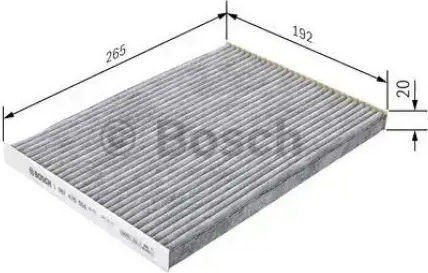 Bosch Activated Carbon Cabin Filter Nissan Qashqai