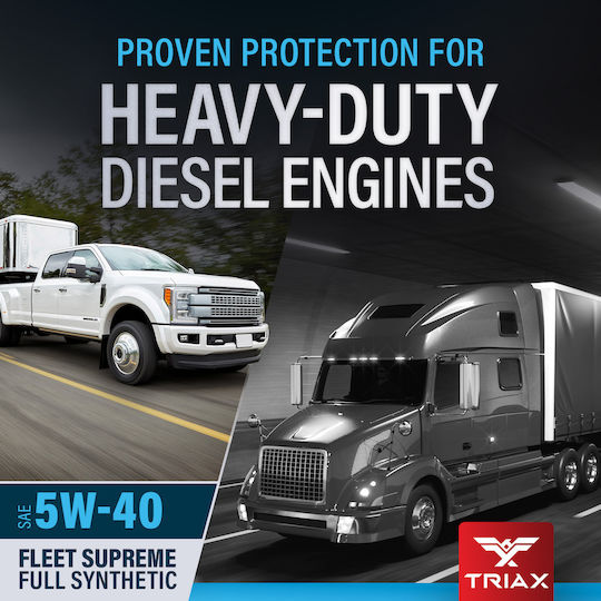 Triax Fleet Supreme Synthetic Car Oil 5W-40 18.92lt TRX1091