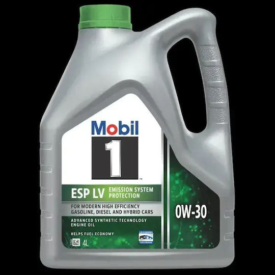 Mobil Esp Synthetisch,Polyester/Cotton/Leather Autopflegeöl 0W-30 4Es
