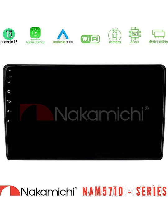 Nakamichi Auto-Audiosystem für Suzuki Grand Vitara 2003-2005 mit Touchscreen 9" (Bluetooth/USB/Eingebautes Wi-Fi /GPS/Apple CarPlay/Android Auto)