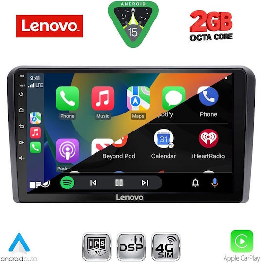 Lenovo Lvf 5481bl_cpa 9 инчов мултимедиен таблет Opel Всички модели 2004-2014 Черен
