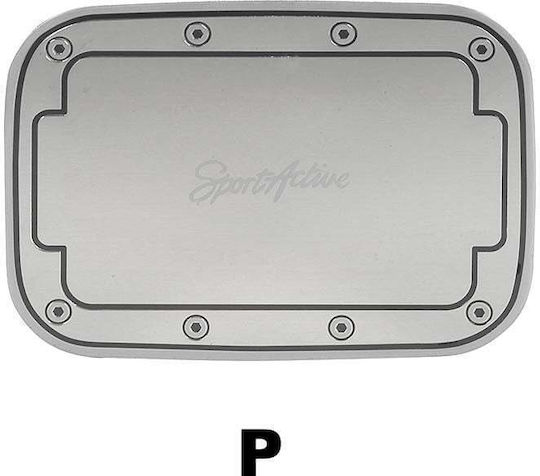 Autoline Adhesive Protective Aluminum for Car Gas Cap 11240-D1