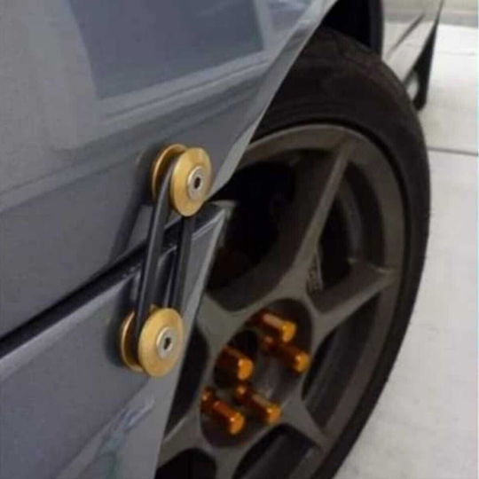 Bumper Retaining Clip Jdm Car-styling Quick Release Fasteners Black 4 Pieces