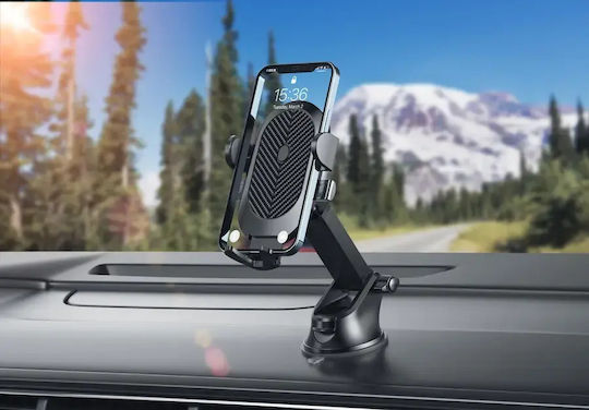 Jellico Car Mobile Mount with Adjustable Hooks Black