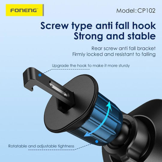 Foneng Foneng Cp102 Car Mobile Mount with Magnet Black