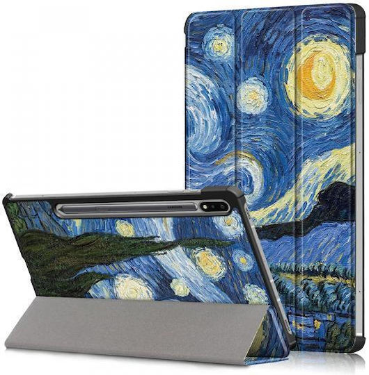 Techsuit Flip Cover Rotating Starry Night (Lenovo Idea Tab 11.0 / Tab K11.0 Gen 2 Tb-336)