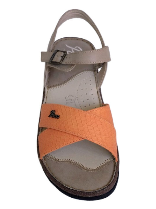 Women's Flat Sandals Beige