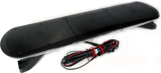 Auto-Leuchtturm LED 123cm mit Orange Beleuchtung