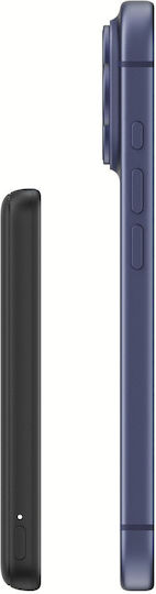 Belkin BoostCharge Slim Magnetic Qi2 Power Bank 5000mAh 15W With USB-C Output Port Black
