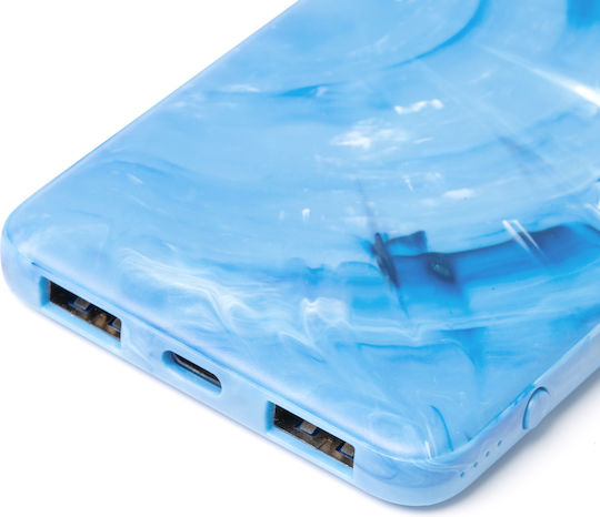 LIVIAN Power Bank 5000mAh με 2 Θύρες USB-A Κόκκινο