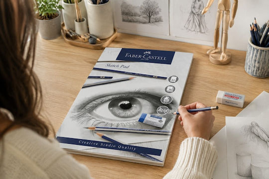 Faber Castell Sketch Pad A3 50 Sheets 100 Gsm Wd792515 5022510792515