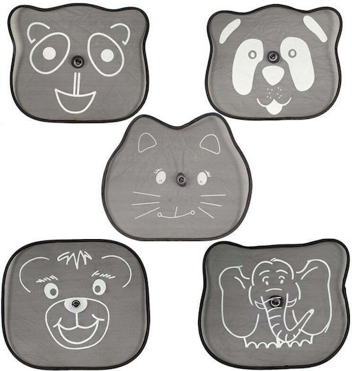 Autoline One Black Ear Dog Car Sun Shades 46x35cm 2 Pieces