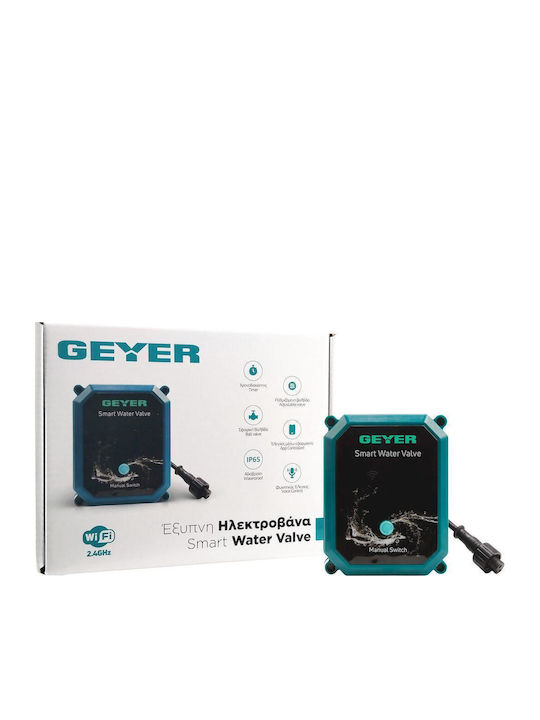 Geyer Elektrische Rasensprenger-Ventil mit Weiblichem Gewinde (M/W) GS-V02-DN15