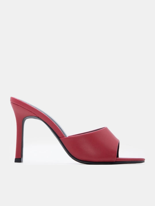 Damen Sandalen Burgundische