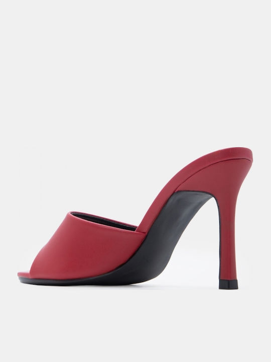 Damen Sandalen Burgundische