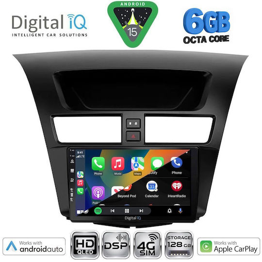 Digital IQ Car Audio System for Mazda BT-50 2012-2019 (Bluetooth/USB/WiFi/GPS/Apple CarPlay/Android Auto) with 9" Touch Screen