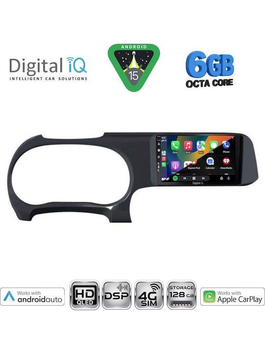 Digital IQ Car Audio System for Hyundai i10 Bluetooth USB WiFi GPS Apple CarPlay Android Auto with 9" Touch Screen