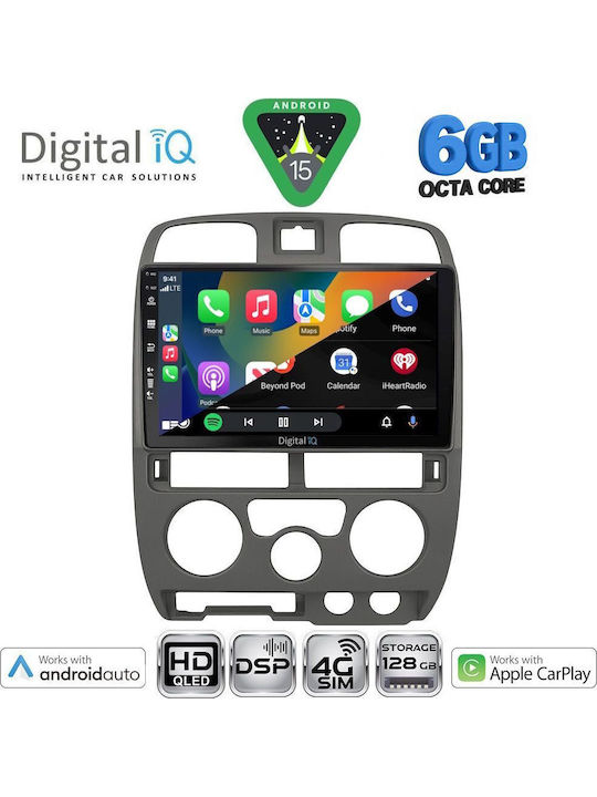 Digital IQ Car Audio System Isuzu D-Max 2002-2008 Bluetooth USB WiFi GPS Apple CarPlay Android Auto with 9" Touch Screen
