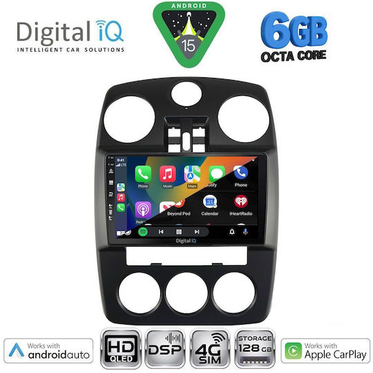 Digital IQ Ηχοσύστημα Αυτοκινήτου Chrysler PT Cruiser 2005-2010 (Bluetooth/USB/WiFi/GPS/Apple-Carplay/Android-Auto) με Οθόνη Αφής 9"